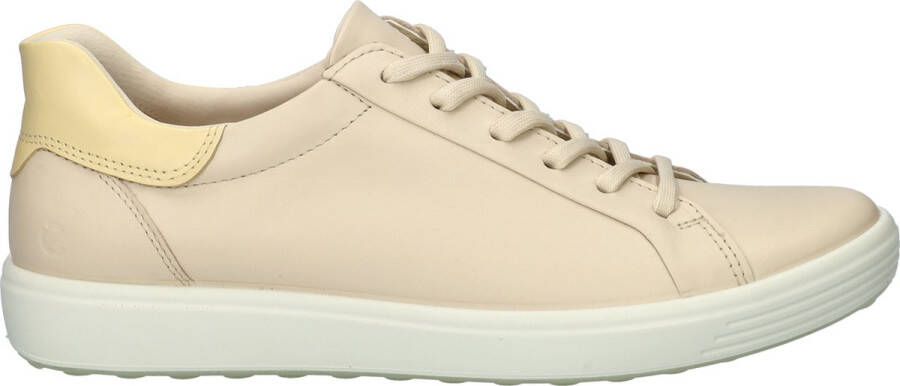 ECCO Soft 7 dames sneaker Beige