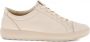 ECCO Soft 7 W veterschoenen beige Textiel Dames - Thumbnail 1