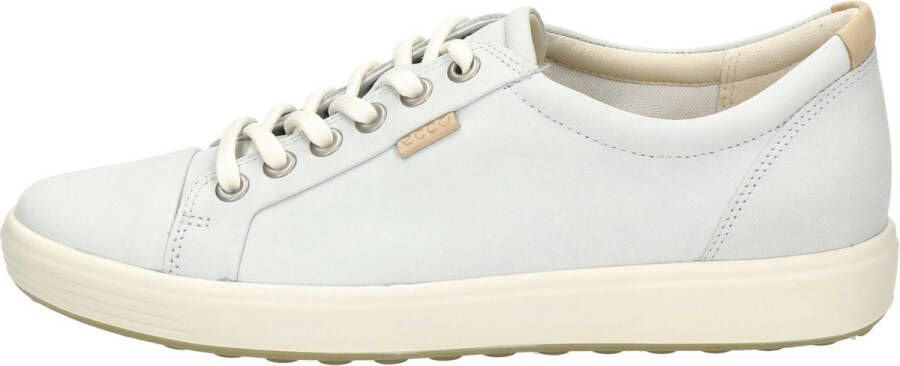 ECCO Soft 7 dames sneaker Blauw wit