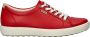 ECCO Soft 7 W Sneakers rood Leer Dames - Thumbnail 2