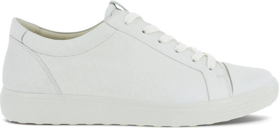 ECCO Sneakers Wit Leer 101266 Dames Leer