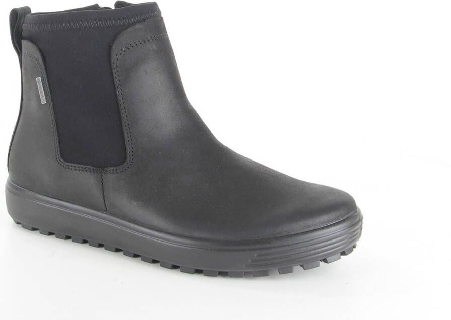 ECCO Soft 7 Tred W Chelsea boots zwart Textiel Dames