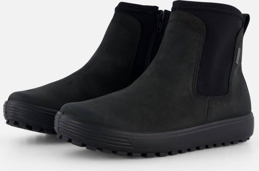 ECCO Soft 7 Tred W Chelsea boots zwart Textiel Dames