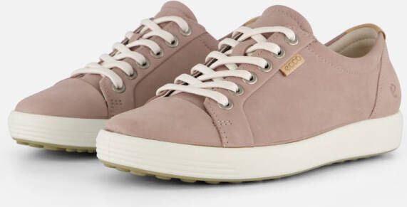 Ecco Sneakers SOFT 7 W met label vrijetijdsschoen lage schoen veterschoen smalle vorm