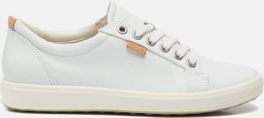 Ecco Sneakers SOFT 7 W met label vrijetijdsschoen halfhoge schoen veterschoen smalle vorm