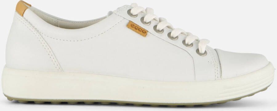 Ecco Sneakers SOFT 7 W met label vrijetijdsschoen halfhoge schoen veterschoen smalle vorm