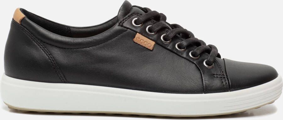 Ecco Sneakers SOFT 7 W met label vrijetijdsschoen halfhoge schoen veterschoen smalle vorm