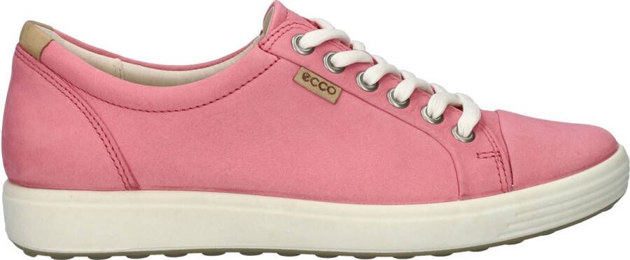 Ecco Sneakers SOFT 7 W met label vrijetijdsschoen lage schoen veterschoen smalle vorm