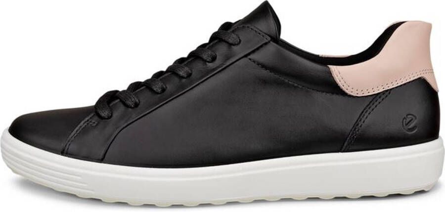 ECCO SOFT 7 W Veterschoenen ZWART