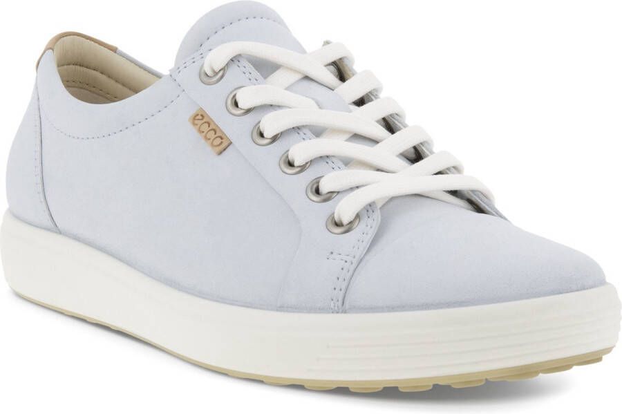 ECCO Soft 7 W Sneakers blauw Leer Dames