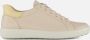 ECCO Soft Sneakers beige Leer Dames - Thumbnail 1