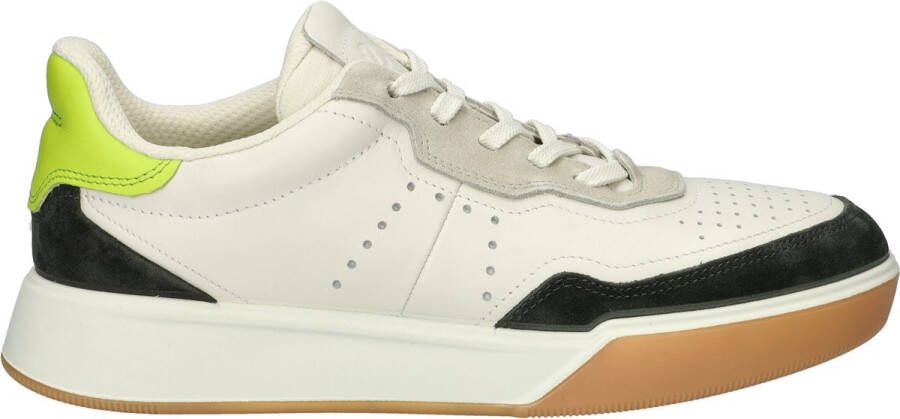 ECCO Street Court heren sneaker Wit Groen