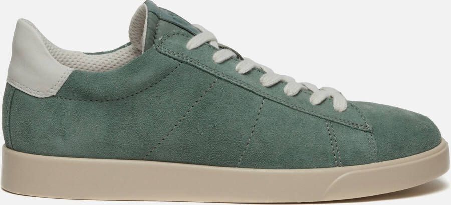 ECCO Street Lite M Sneakers groen Suede