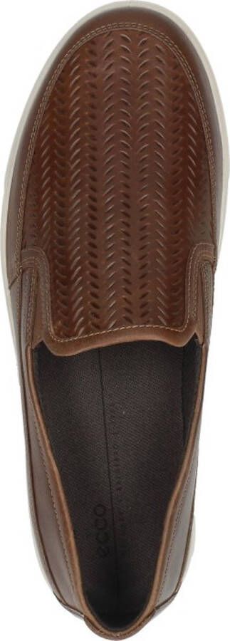 ECCO Street Lite M Instappers cognac Nubuck Heren