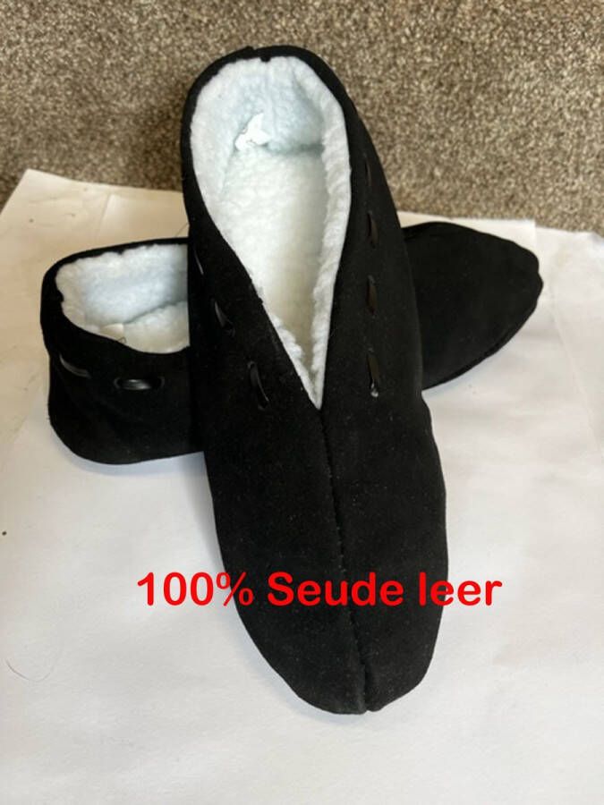 Echte Spaanse sloffen Spaanse sloffen 100% suede en 100% wol