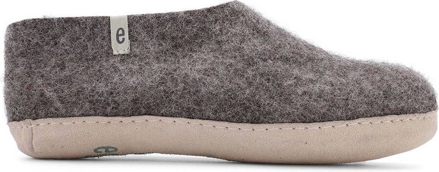 Egos Copenhagen Dames Sloffen Shoe Natural Brown