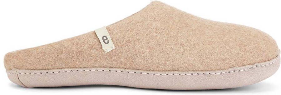 Egos Copenhagen Dames Sloffen Slipper Beige