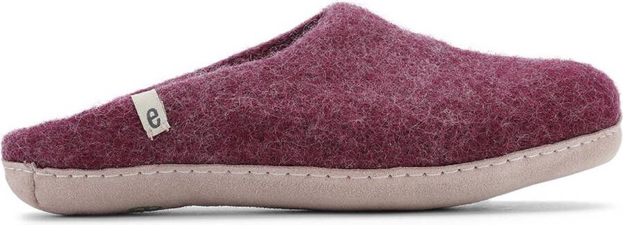 Egos Copenhagen Dames Sloffen Slipper Bordeaux