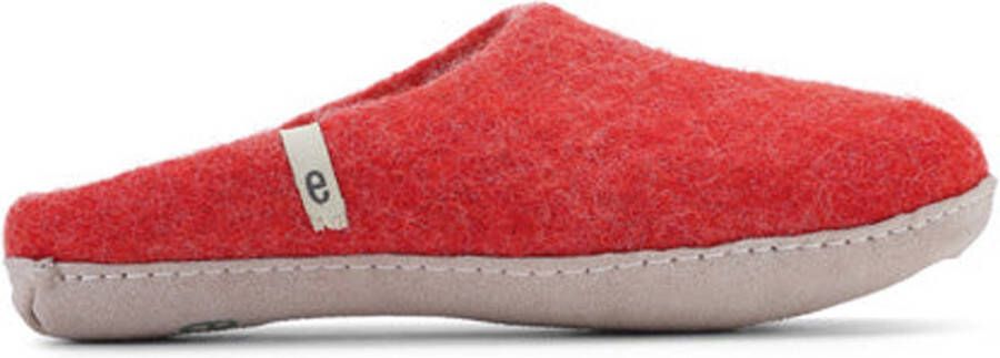 Egos Copenhagen Dames Sloffen Slipper Rusty Red