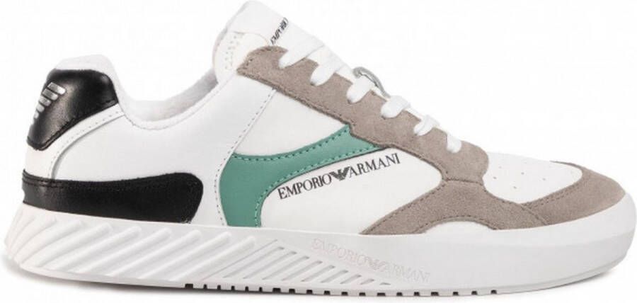 Emporio Armani De sneakers van de manier Cow Suede