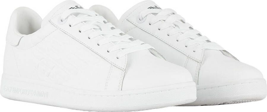 Emporio Armani EA7 Witte sneakers geïnspireerd op sportkleding White Heren