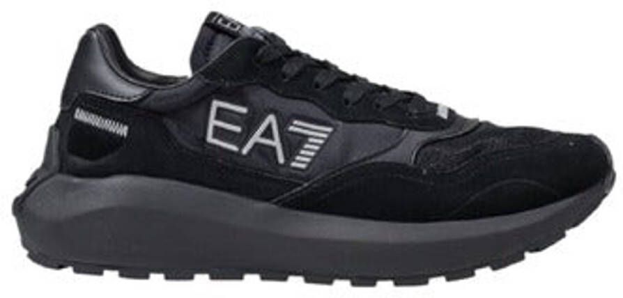 Emporio Armani EA7 Polyamide Heren Sneakers Collectie Black Heren