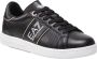 EA7 Emporio Armani Sneakers met contraststrepen in metallic model 'ACTION LEATH' - Thumbnail 1