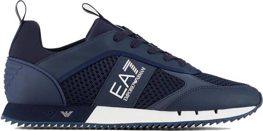 Emporio Armani EA7 Sneaker Heren Sneakers Sportschoenen Schoenen Blauw X8X027 XK050 D813