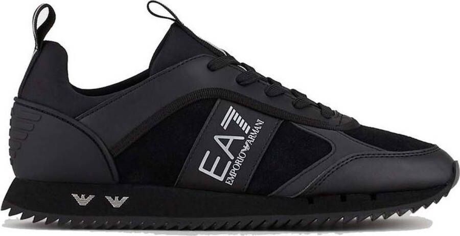 Emporio Armani EA7 Zwarte Sneakers voor Heren Black Heren