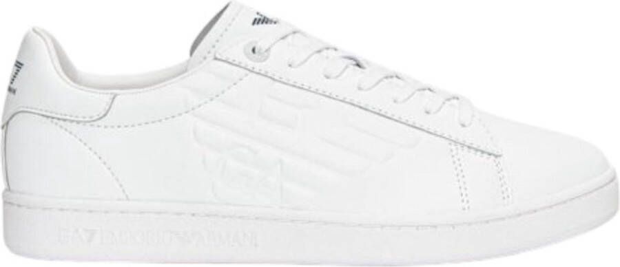 Emporio Armani EA7 Witte sneakers geïnspireerd op sportkleding White Heren