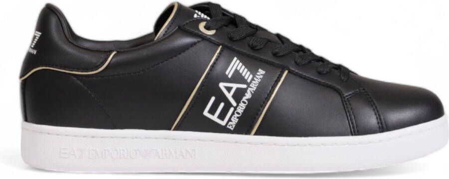 Emporio Ar i EA7 Luxe Vetersluiting Sneakers Black