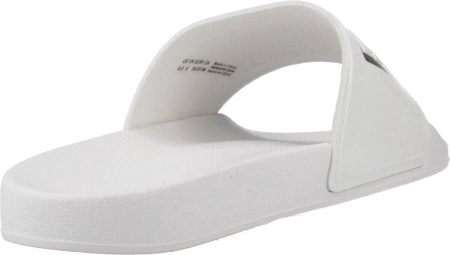 Emporio Armani EA7 Witte Plain PVC Slip-On Slippers White Dames