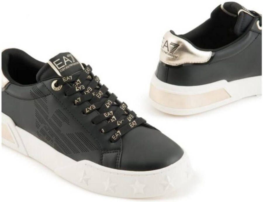 Emporio Armani EA7 Lente Zomer Dames Sneakers X8X179 Xk383 Black Dames