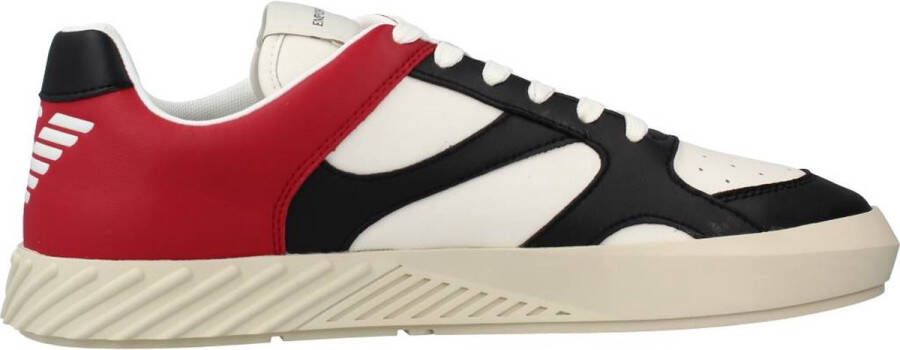 Emporio Armani Sneakers met logo Red Heren