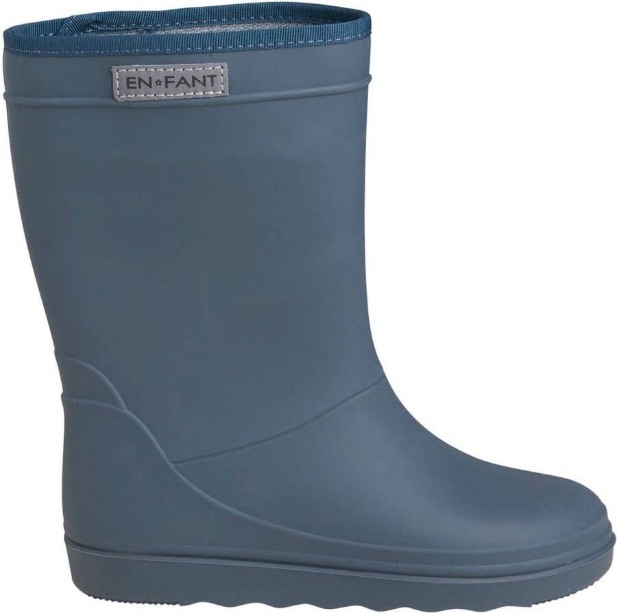 En Fant Kinder Gummistiefel Rain Boots Solid Dark Slate