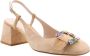 Enzo Di Martino Peep Toe Peep Heel Beige Dames - Thumbnail 1