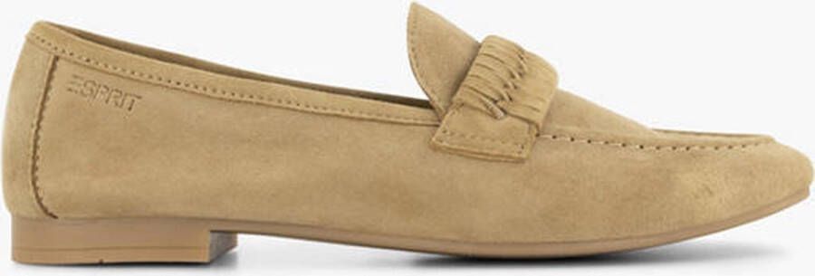 Esprit Beige leren loafer