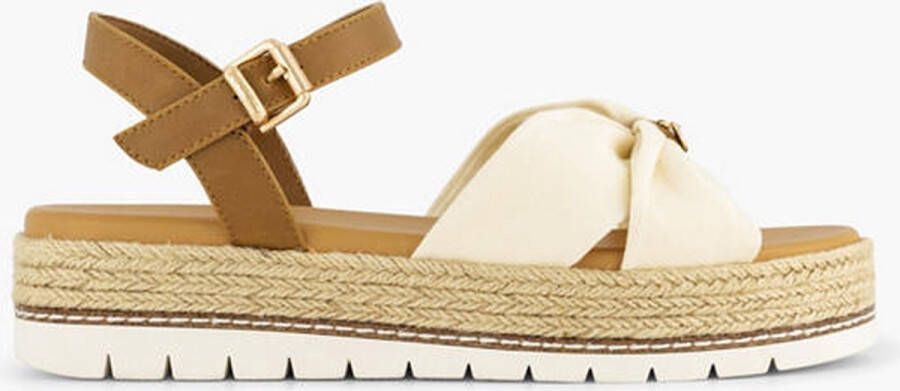 Esprit Beige platform sandaal