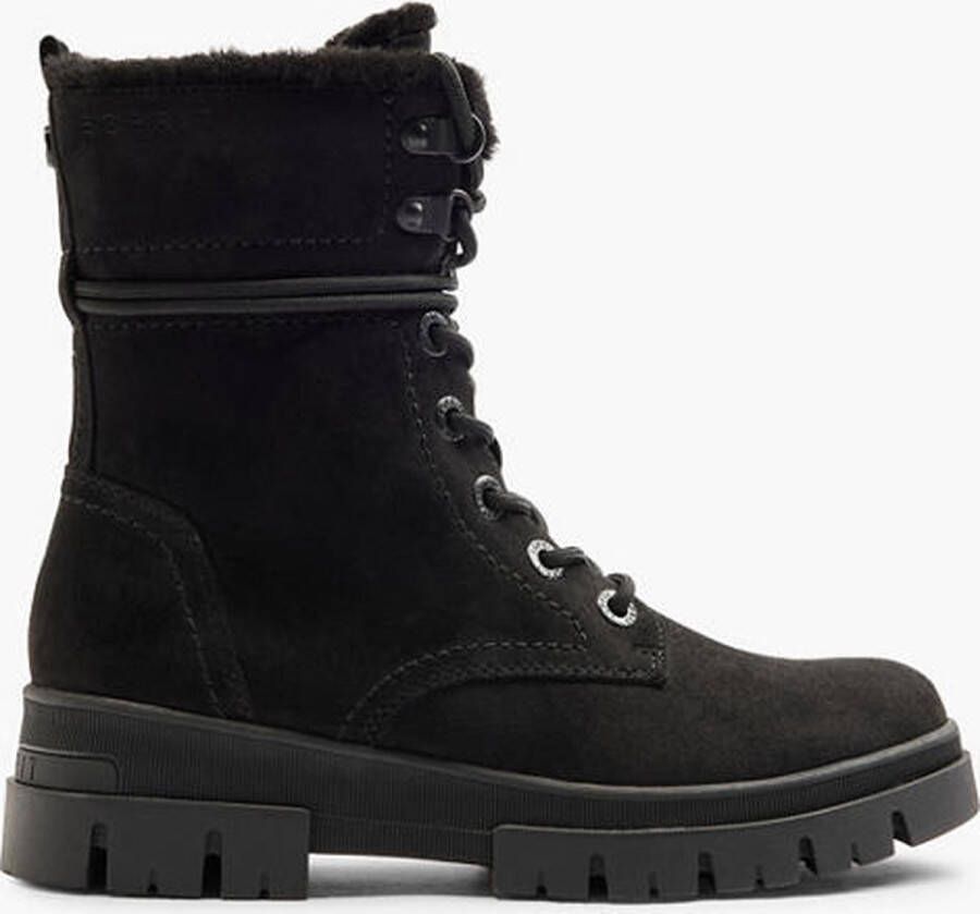 Esprit Zwarte chunky veterboot