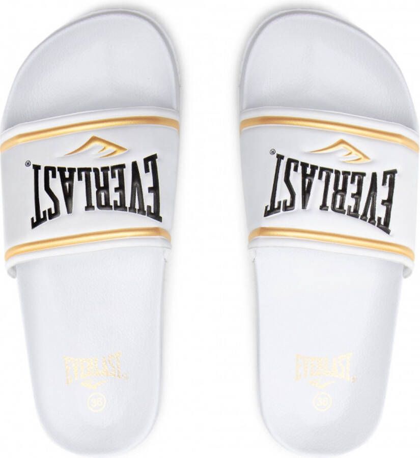 Everlast Side Slippers wit goud damesmaten