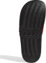 Adidas Perfor ce Adilette Shower badslippers zwart wit rood Rubber 33 - Thumbnail 13