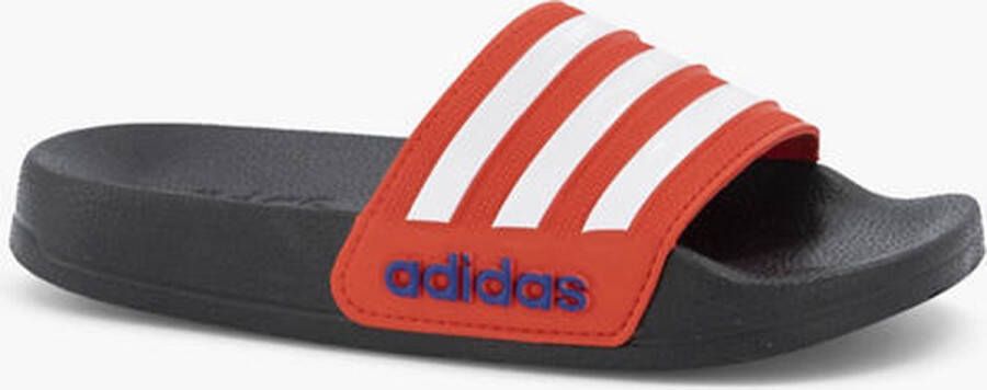 Adidas slippers oranje online zwart