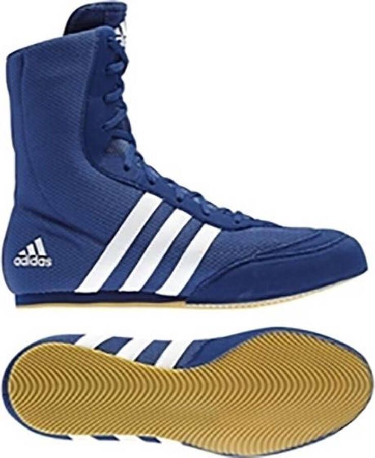 adidas Box Hog II Boksschoenen Blauw Wit