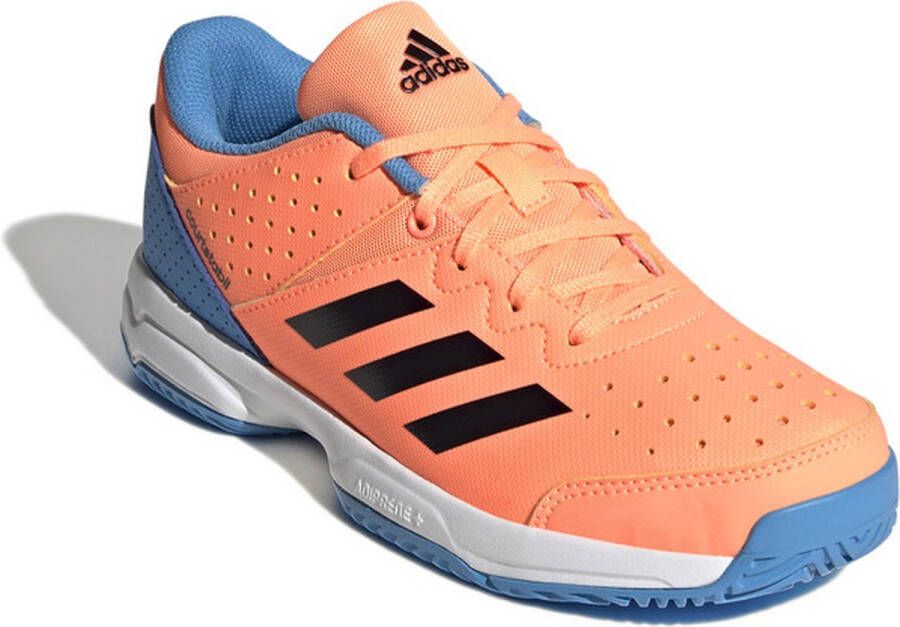 adidas Court Stabil kinderen Sportschoenen Volleybal Indoor oranje blauw