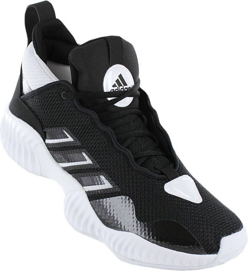 adidas Court Vision 3 Heren Basketbalschoenen Sneakers Zwart-Wit GV9926