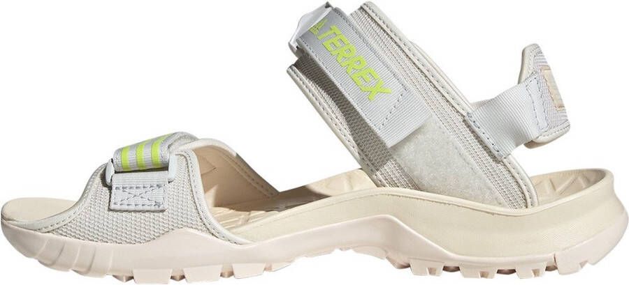 adidas Cyprex Ultra DLX Sandalen Wonder White Pulse Lime Crystal White Heren