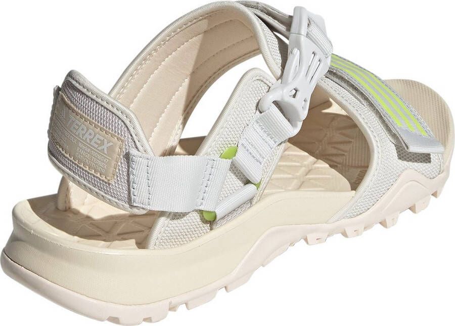 adidas Cyprex Ultra DLX Sandalen Wonder White Pulse Lime Crystal White Heren