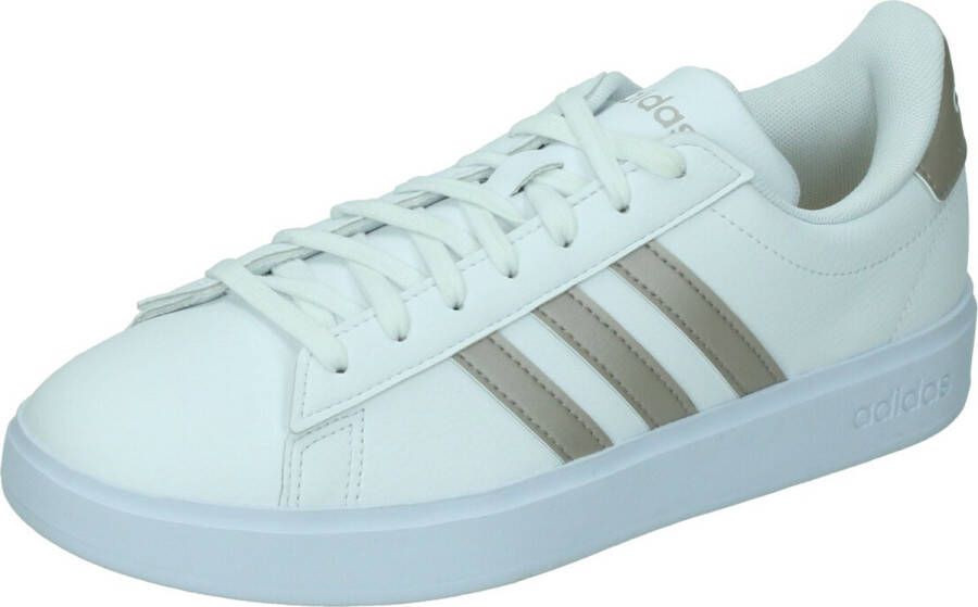 adidas GRAND COURT 2.0.FTWWHT PLAMET PLAME sneakers dames wit