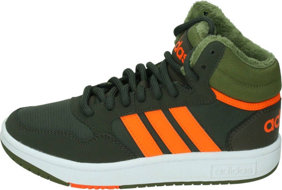 adidas hoops mid 3.0 k in de kleur groen