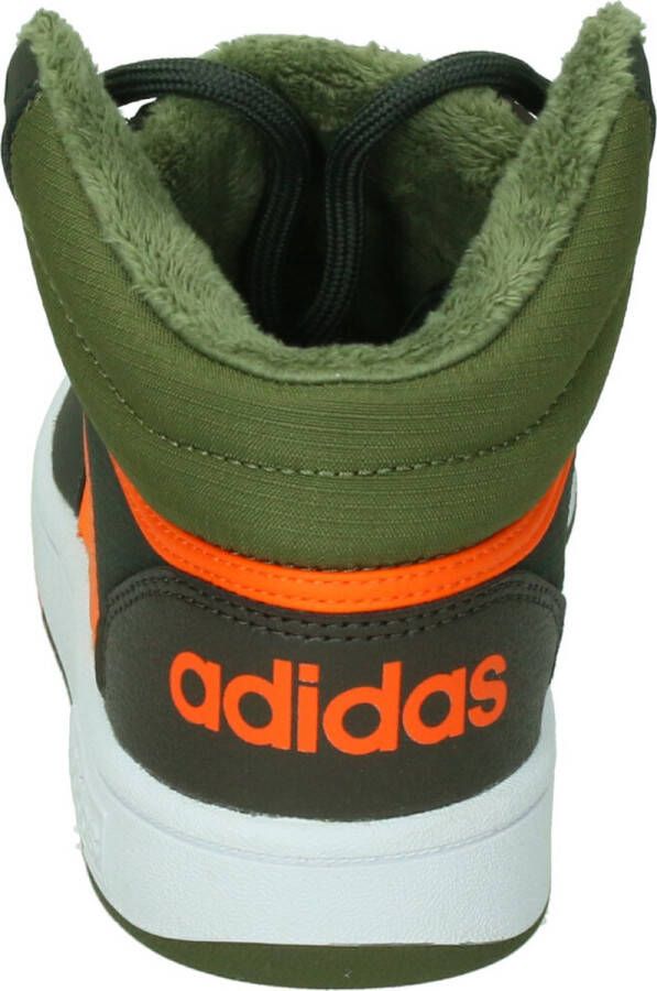 adidas hoops mid 3.0 k in de kleur groen